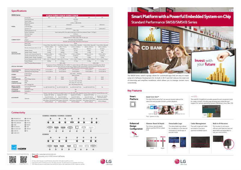Image de la première page du manuel de l'appareil 43SM5B