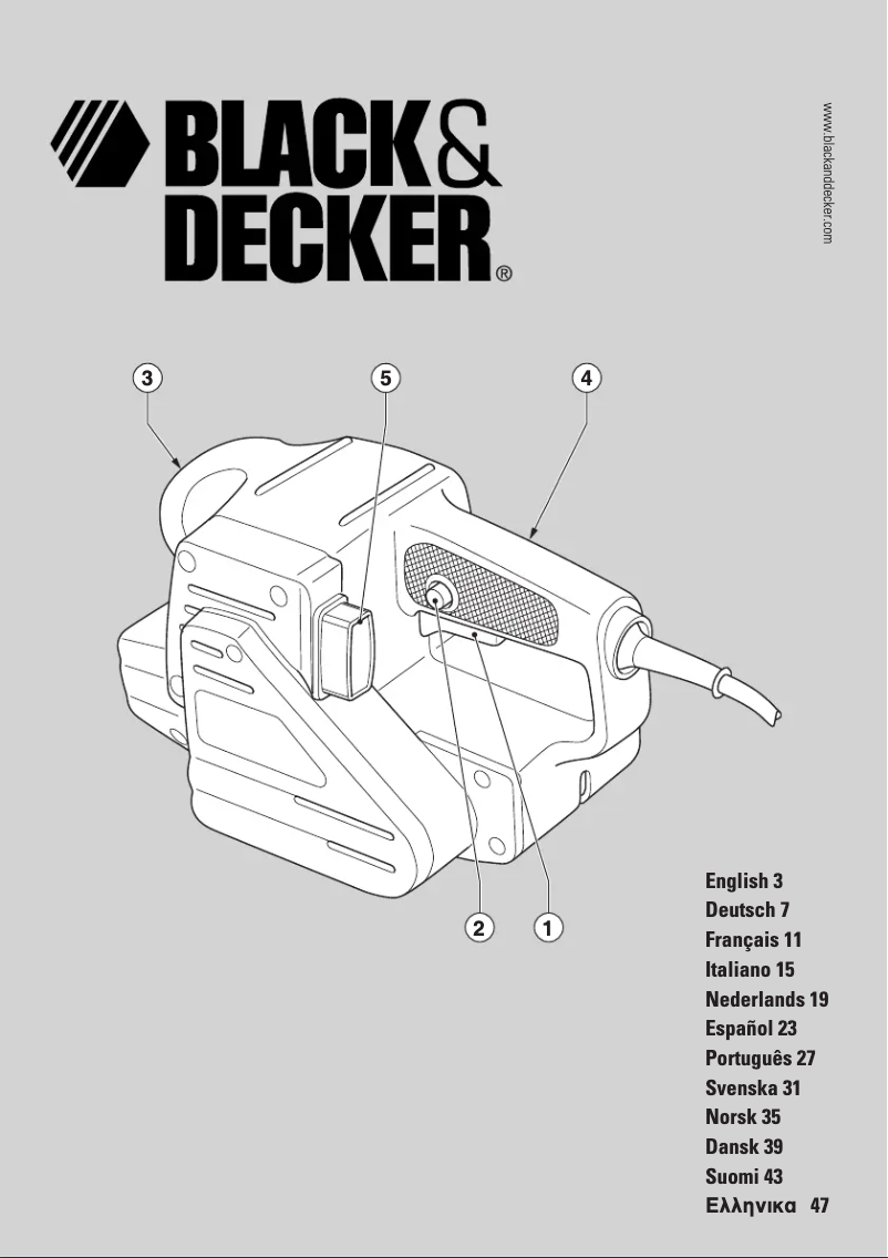 Page 1 de la notice Manuel utilisateur Black & Decker KA85E