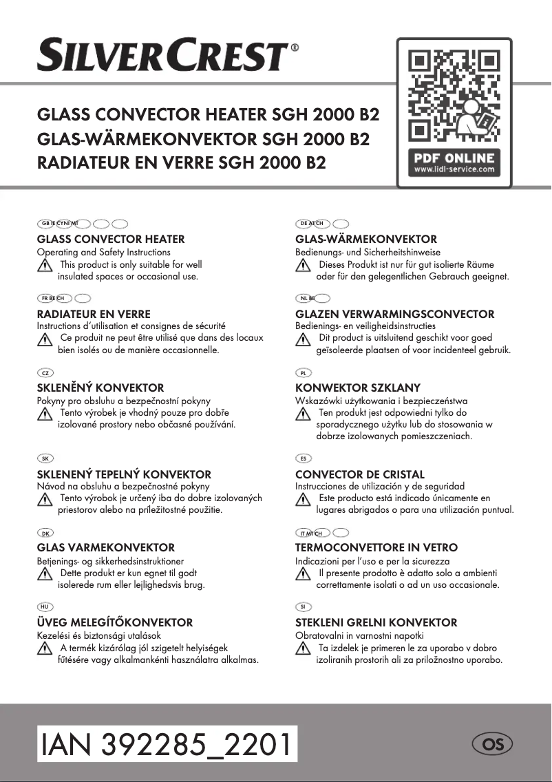 Image de la première page du manuel de l'appareil SGH 2000 B2