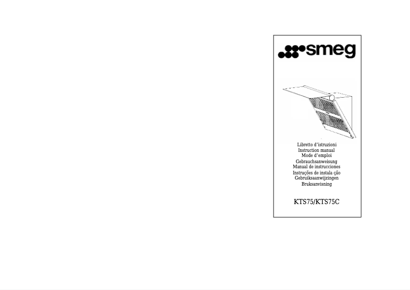 Page n°1 - Manuel utilisateur Smeg KTS75BC