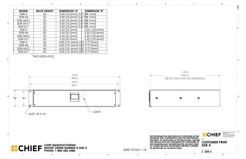 Page n°1 - Manuel utilisateur Chief SDR-4