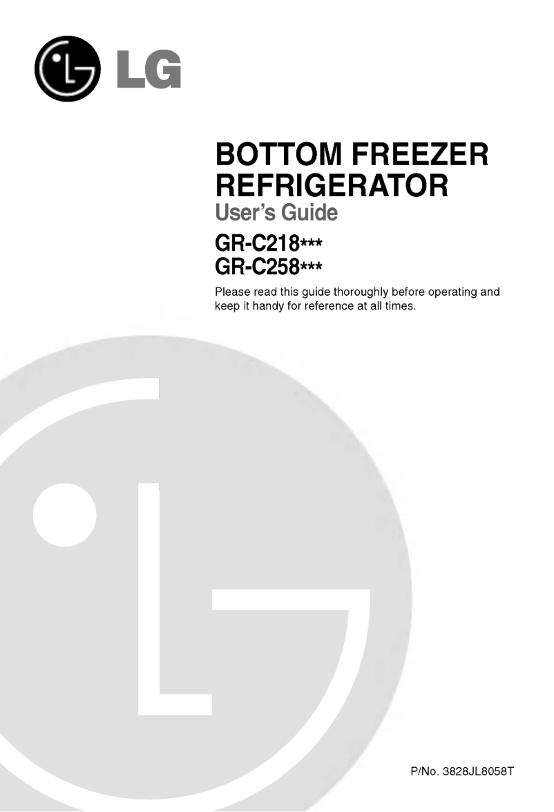 Image de la première page du manuel de l'appareil GR-C258JMT