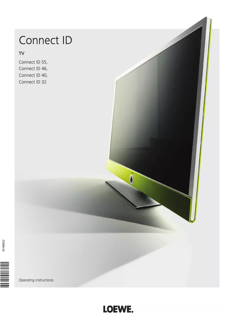 Page n°1 - Manuel utilisateur Loewe Connect ID 32