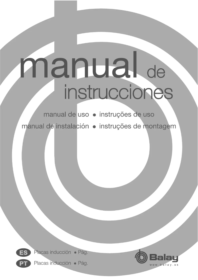 Page 1 de la notice Manuel utilisateur Balay 3EB805MY