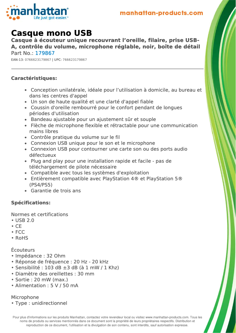 Image de la première page du manuel de l'appareil 179867