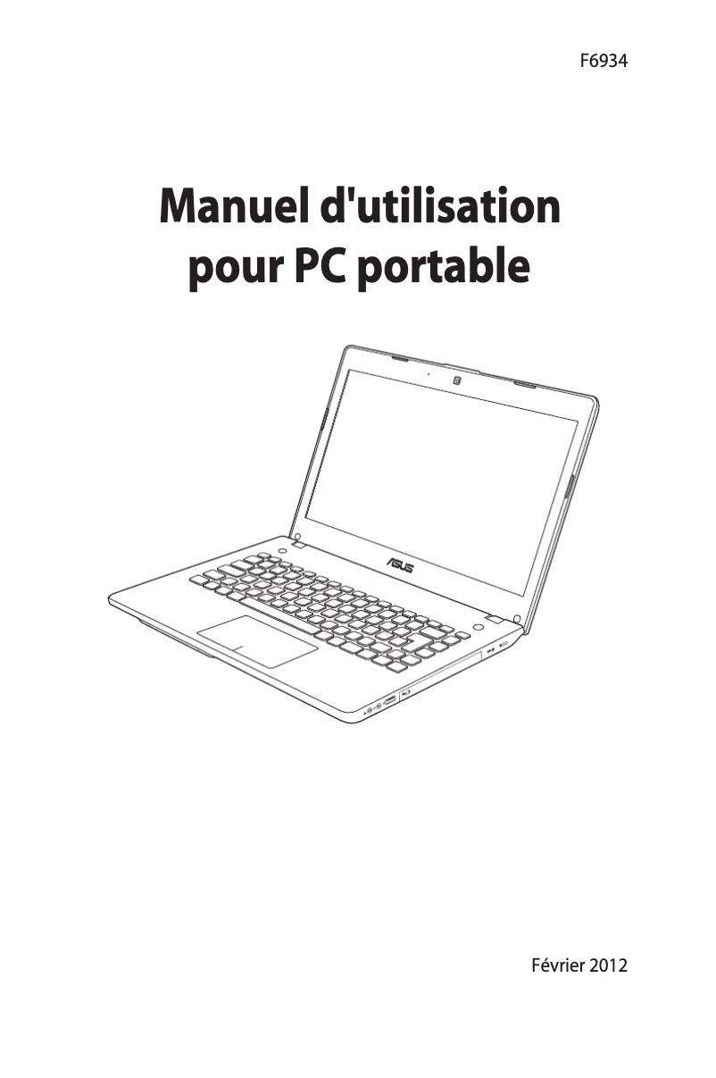 Page n°1 - Manuel utilisateur Asus N46VZ