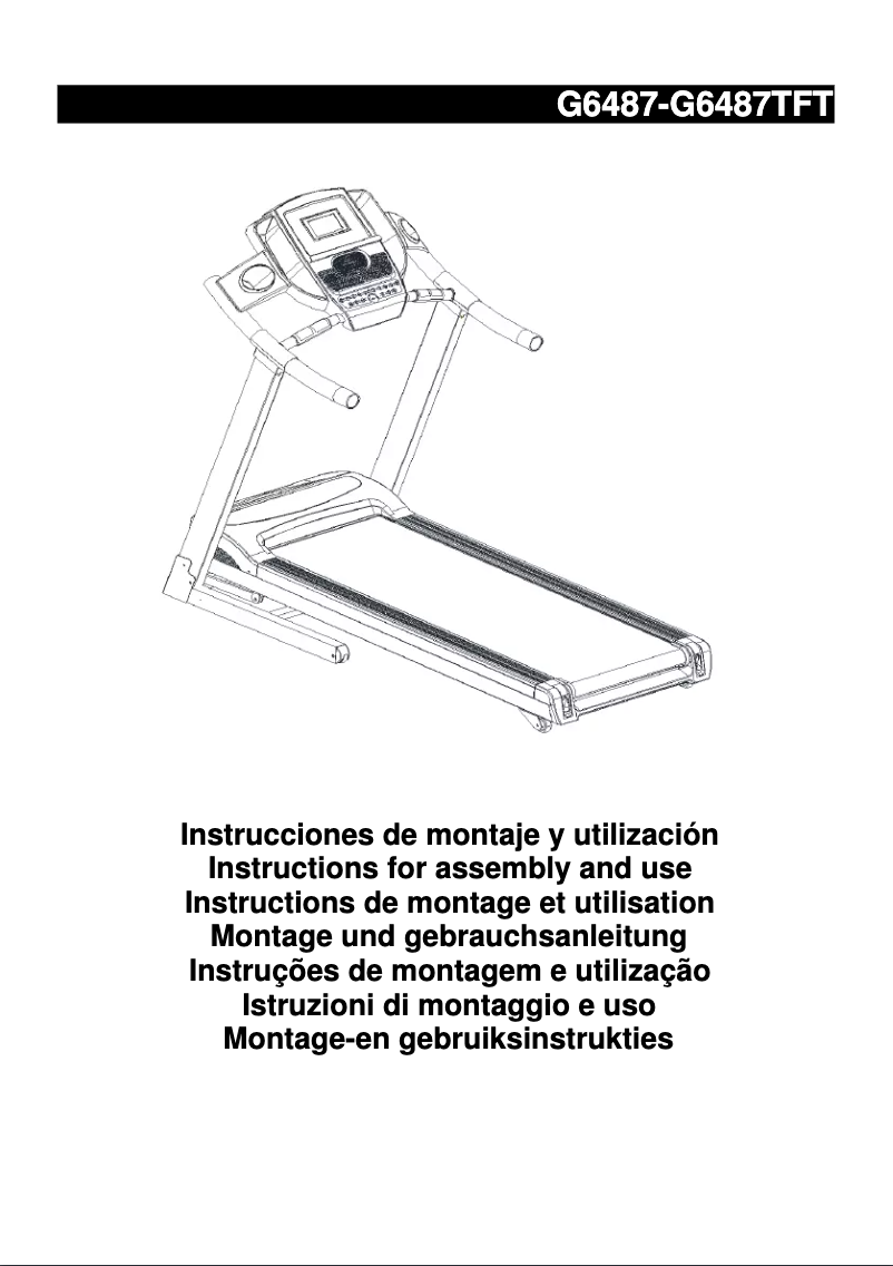 Image de la première page du manuel de l'appareil G6487
