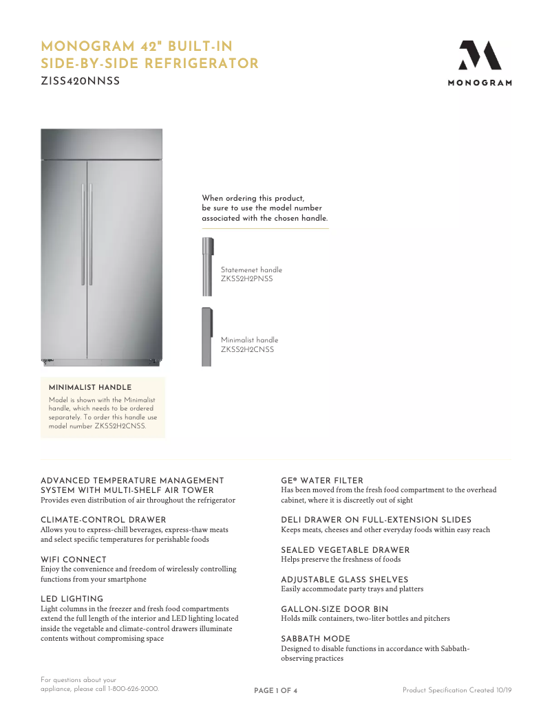 Image de la première page du manuel de l'appareil ZISS420NNSS