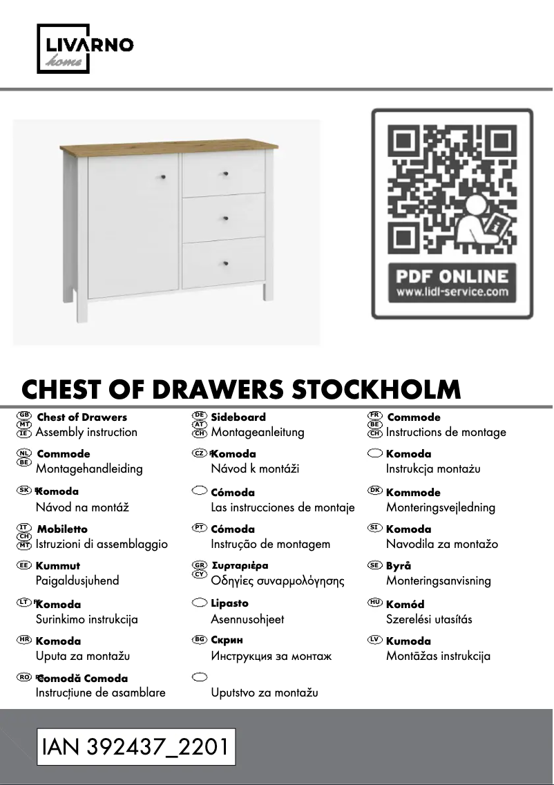 Page n°1 - Manuel utilisateur Livarno Lux IAN 392437