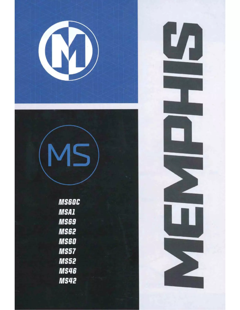 Page n°1 - Manuel utilisateur Memphis Audio MS52