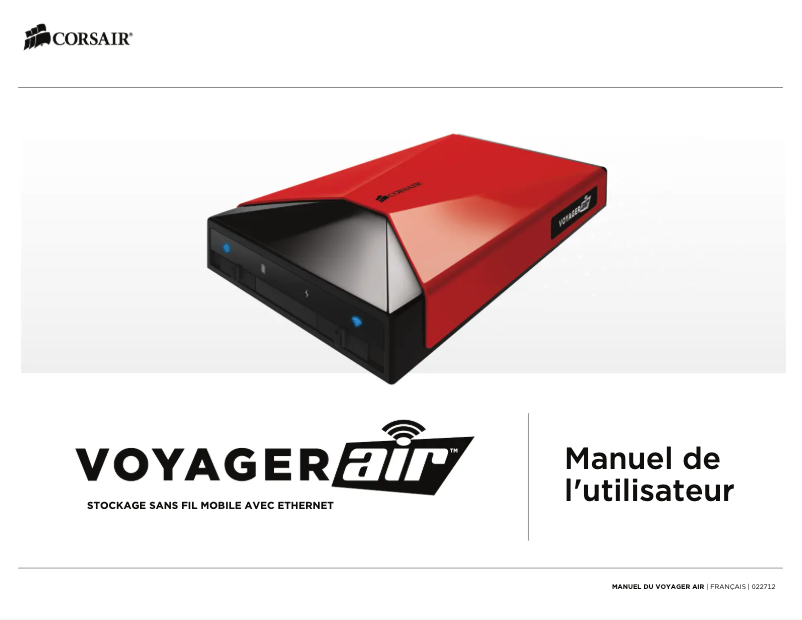 Image de la première page du manuel de l'appareil Voyager Air