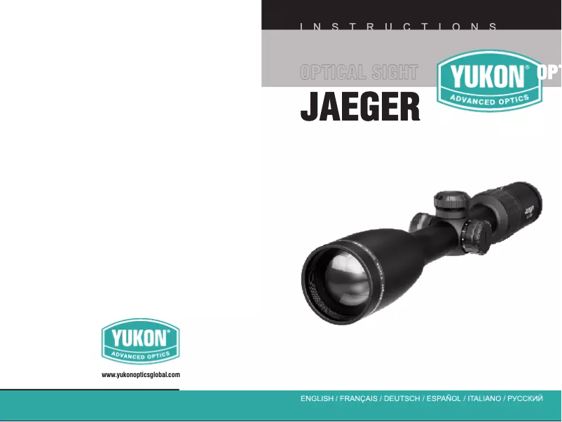 Image de la première page du manuel de l'appareil Jaeger