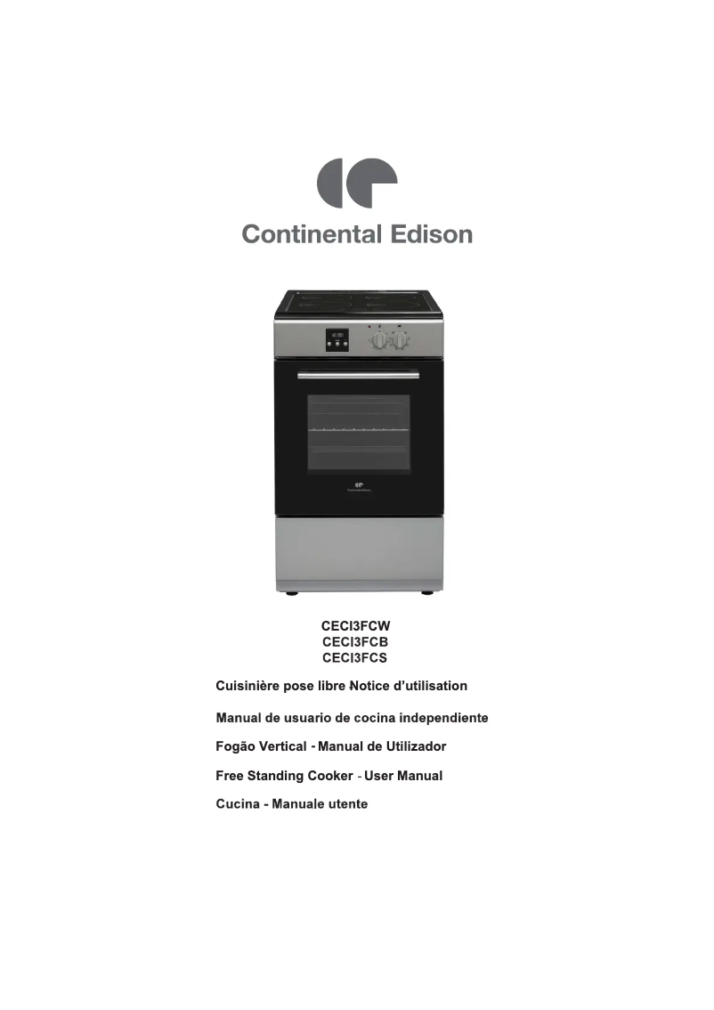 Image de la première page du manuel de l'appareil CECI3FCS