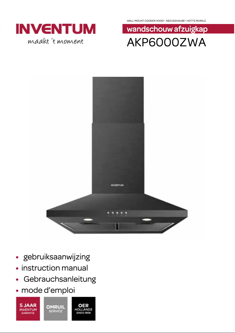 Image de la première page du manuel de l'appareil AKP6000ZWA