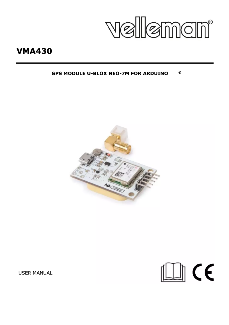 Page n°1 - Manuel utilisateur Velleman VMA430