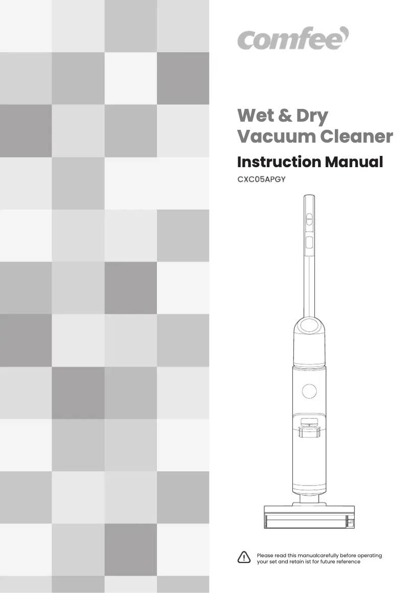 Image de la première page du manuel de l'appareil CXC05APGY