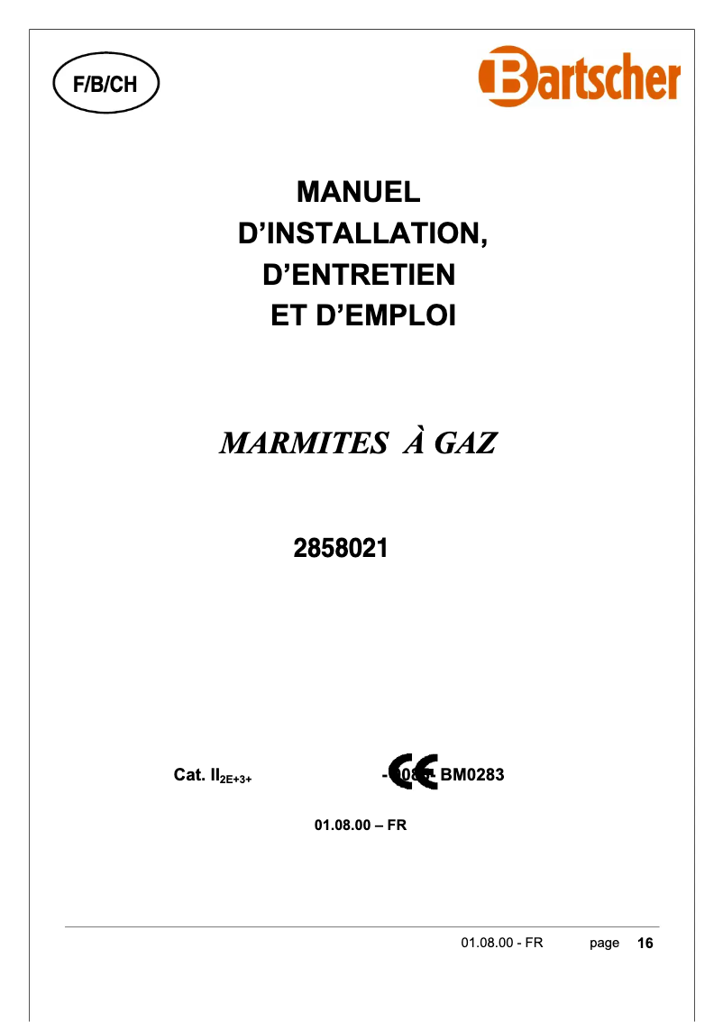 Image de la première page du manuel de l'appareil 286811