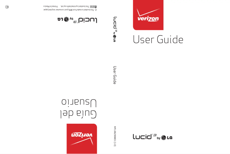 Page n°1 - Manuel utilisateur LG Lucid 3