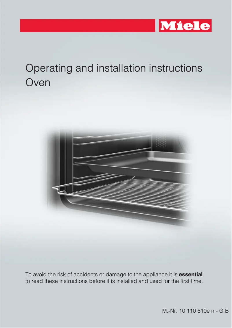 Page n°1 - Manuel utilisateur Miele H6360BP
