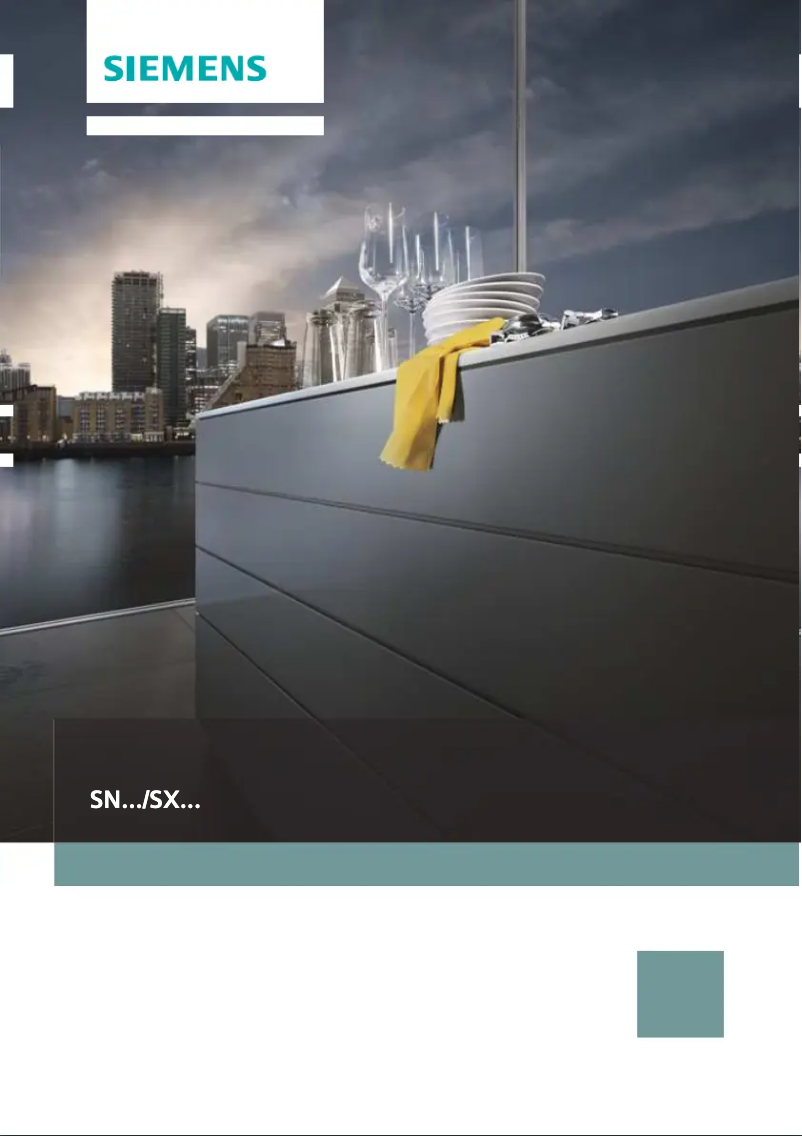 Page n°1 - Manuel utilisateur Siemens SX66P190EU