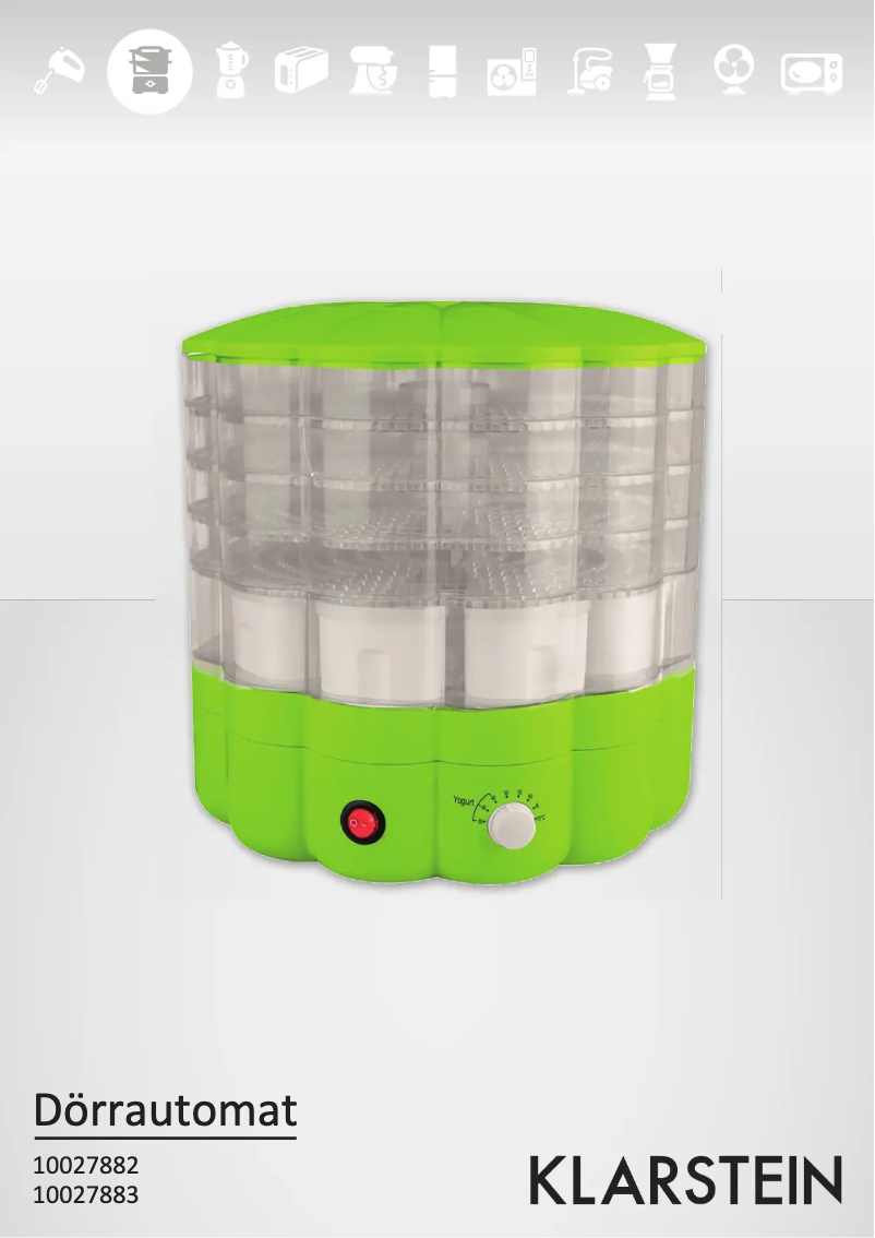 Image de la première page du manuel de l'appareil Yofruit 10027883