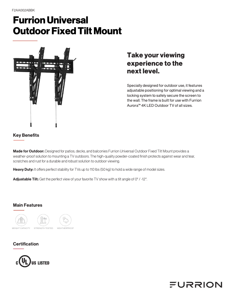 Image de la première page du manuel de l'appareil F2AA002ABBK