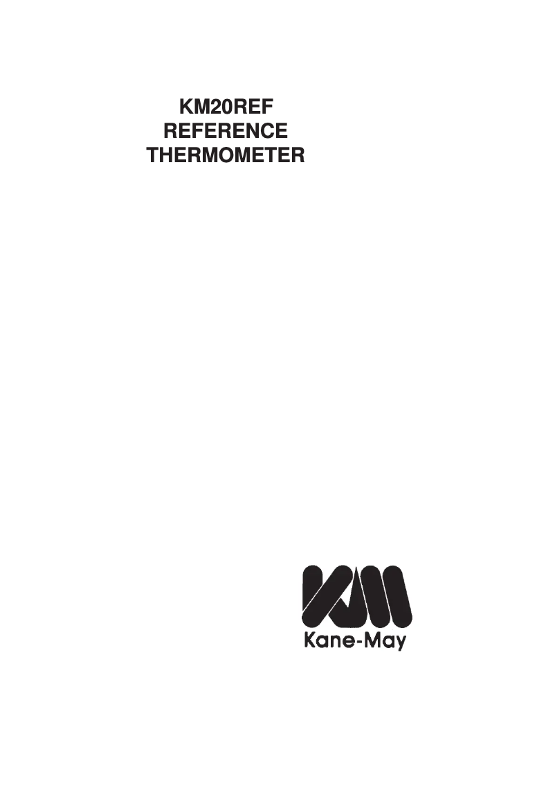 Image de la première page du manuel de l'appareil KM20REF