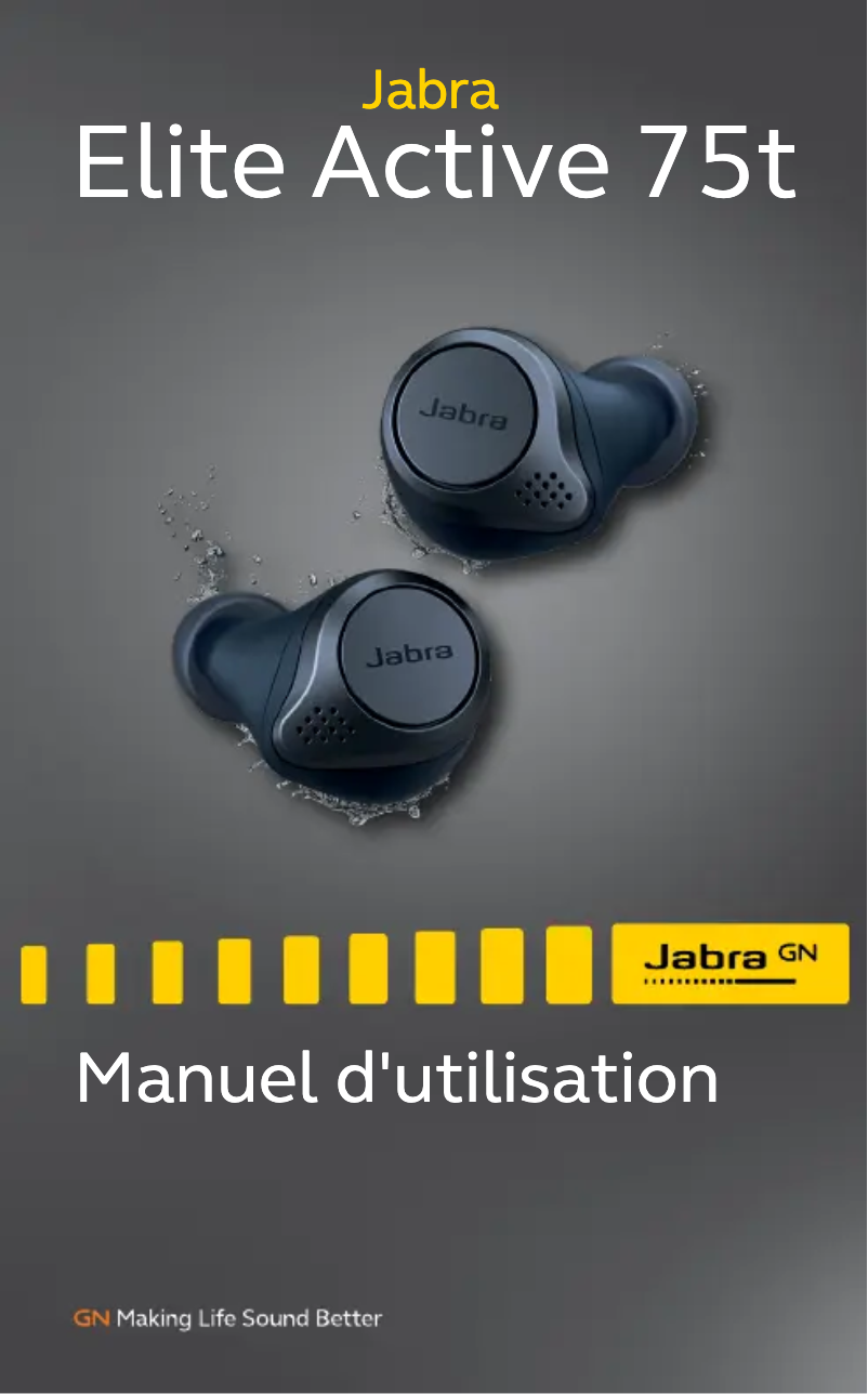 Page n°1 - Manuel utilisateur Jabra Elite Active 75t