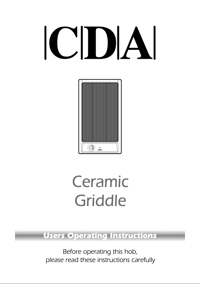 Image de la première page du manuel de l'appareil HCC310