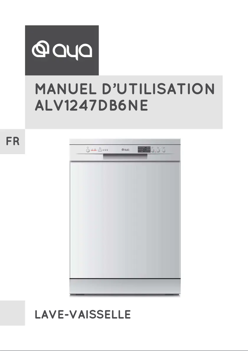 Image de la première page du manuel de l'appareil ALV1247DB6NE