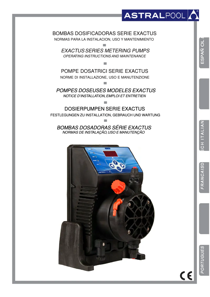 Page 1 of the manual User Manual AstralPool 57894