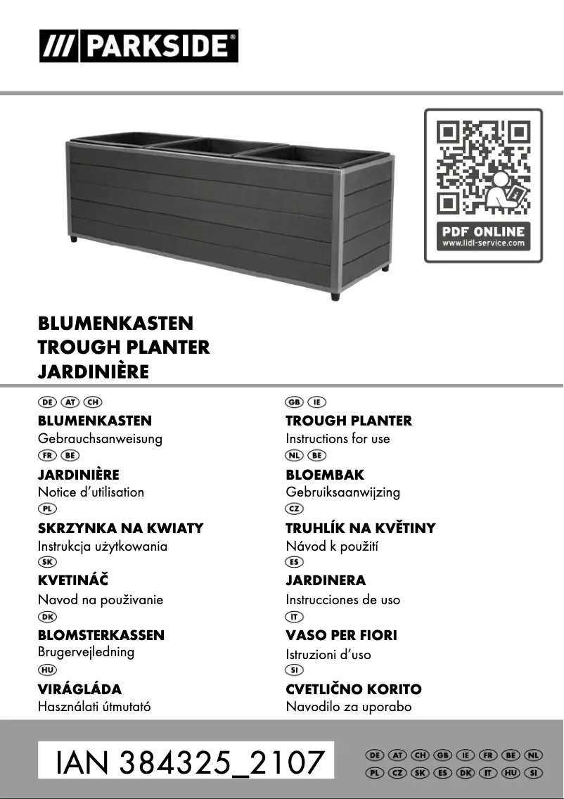 Image de la première page du manuel de l'appareil IAN 384325