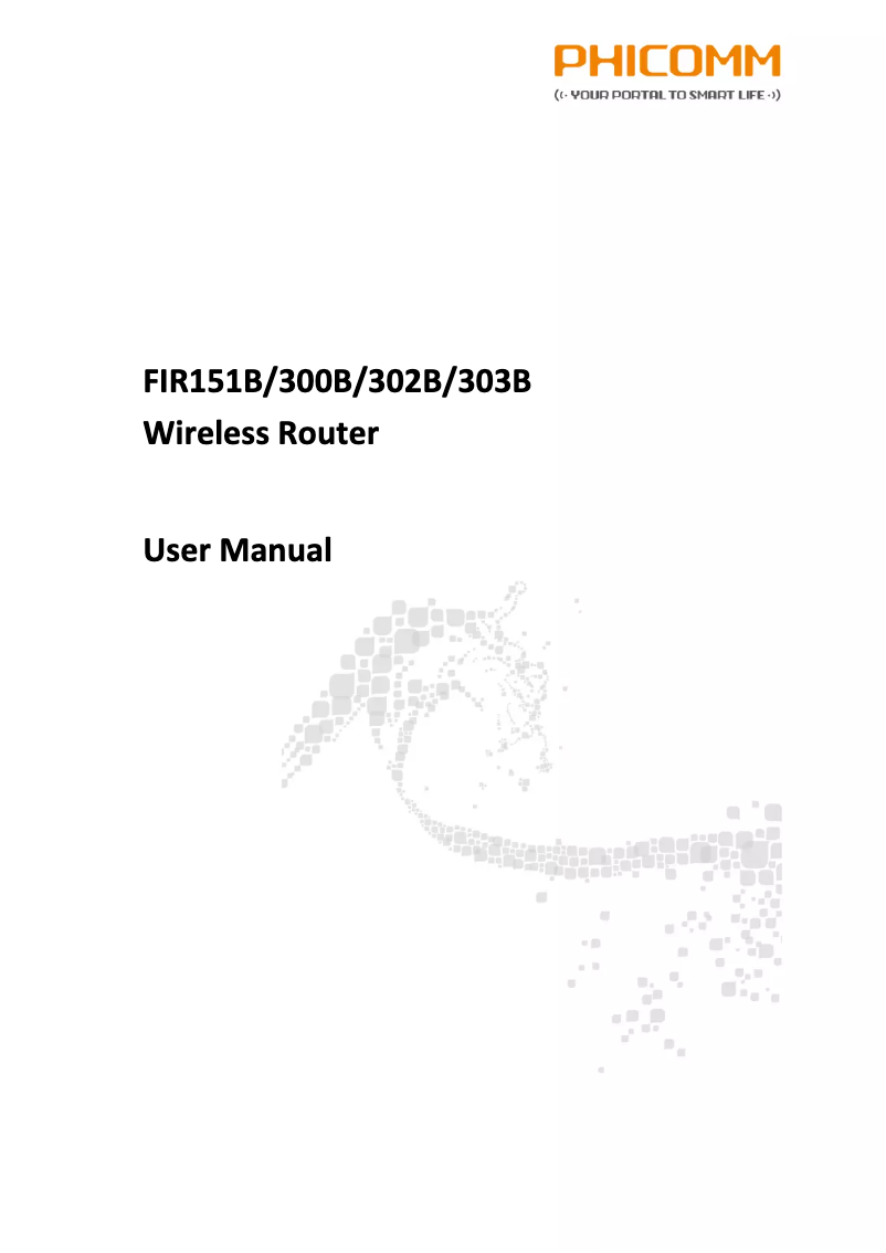 Page n°1 - Manuel utilisateur Phicomm FIR151B