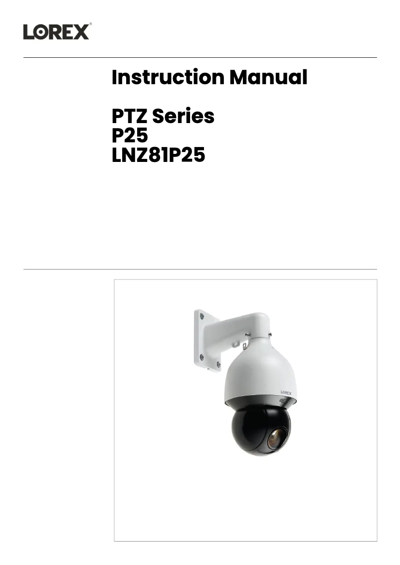 Image de la première page du manuel de l'appareil LNZ81P25