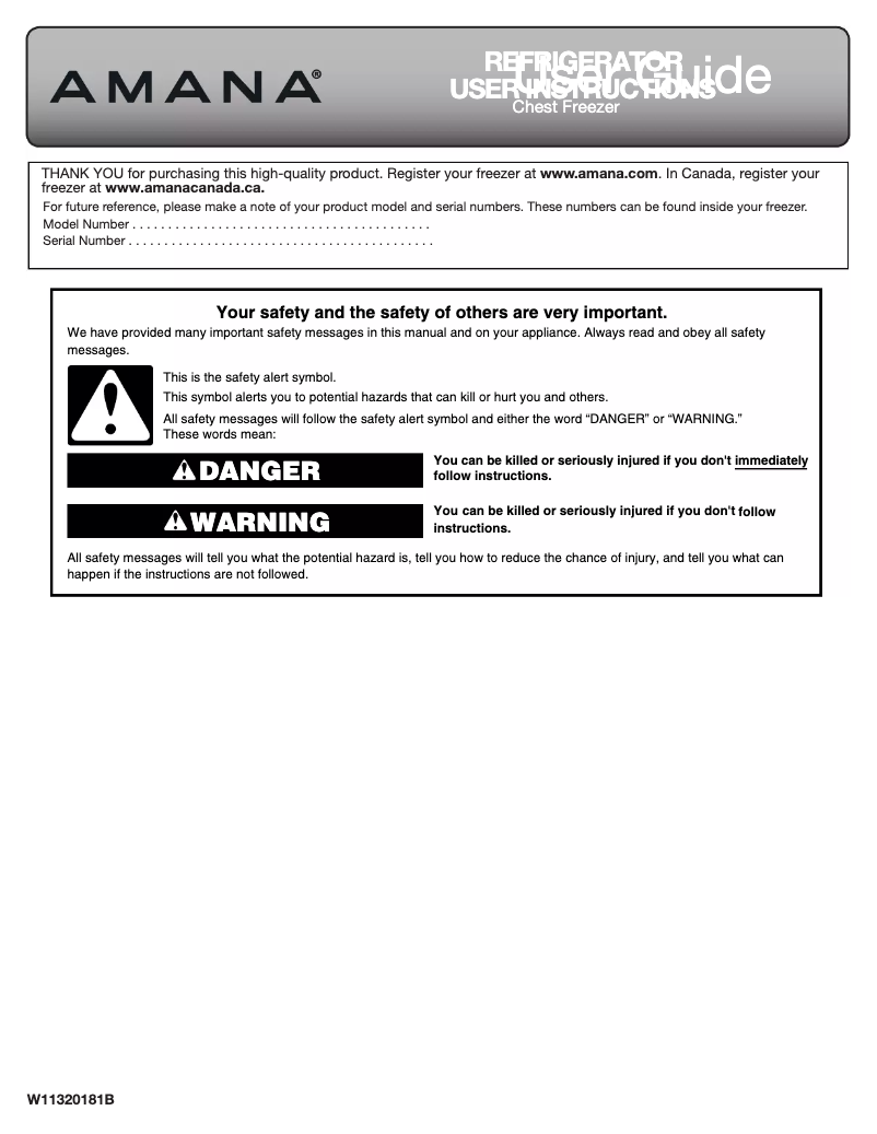 Image de la première page du manuel de l'appareil AZC31T15DW