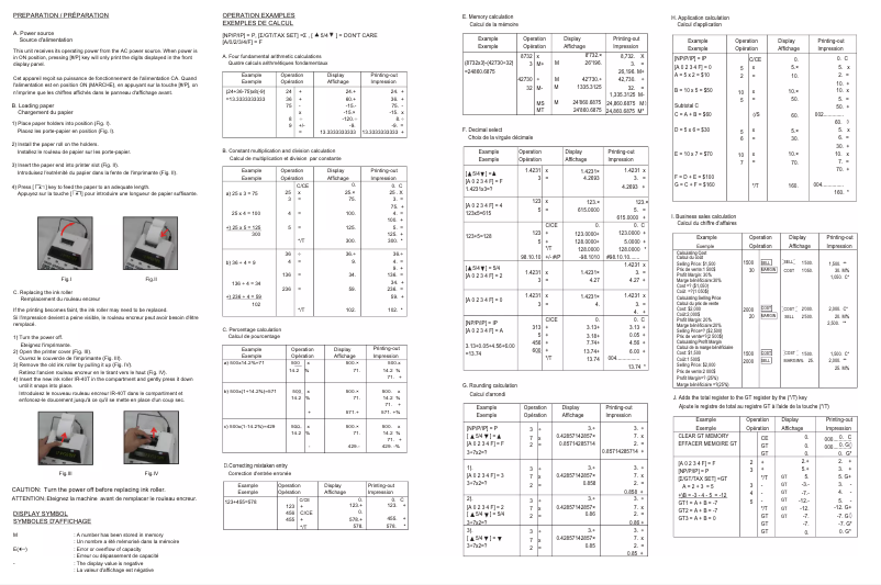 Page n°1 - Manuel utilisateur Datexx MP-241