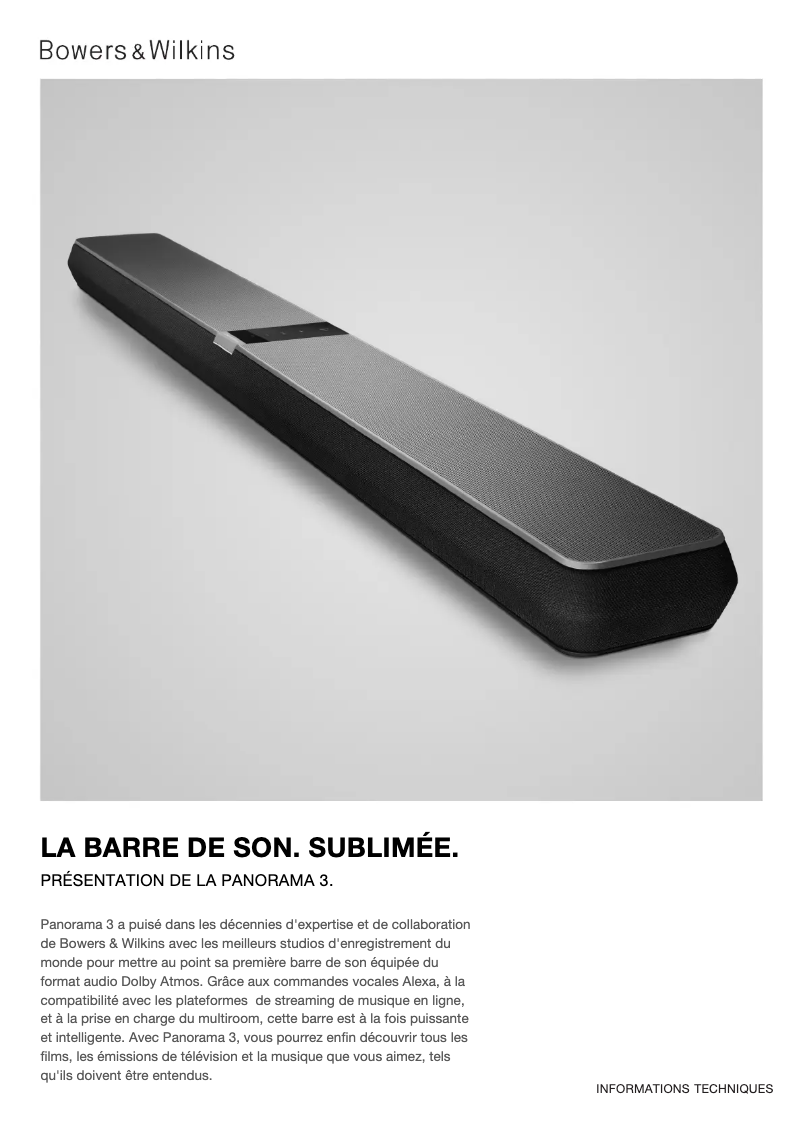 Image de la première page du manuel de l'appareil Panorama 3