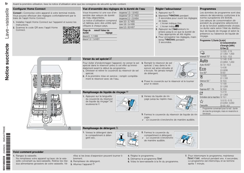 Imagen de la primera página del manual del dispositivo SMS4HTW00E