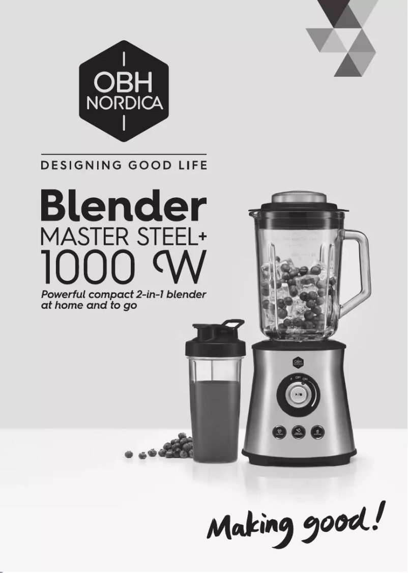 Página 1 del manual Manual de usuario OBH Nordica Master Steel+ 7748