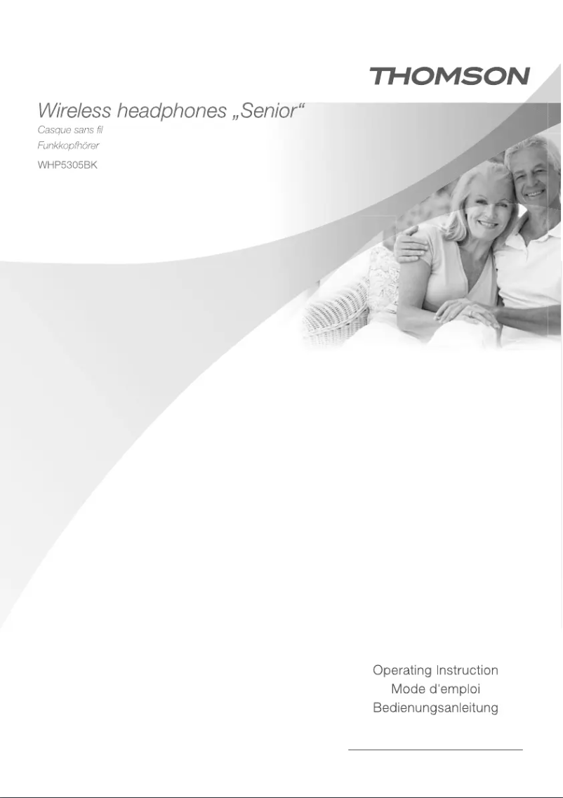 Page n°1 - Manuel utilisateur Thomson WHP5305