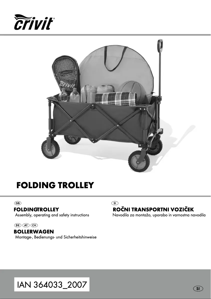 Page 1 de la notice Manuel utilisateur Crivit HG04763