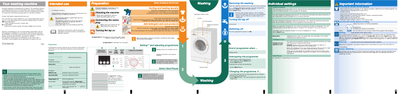 Page n°1 - Manuel utilisateur Bosch WAE24261GB