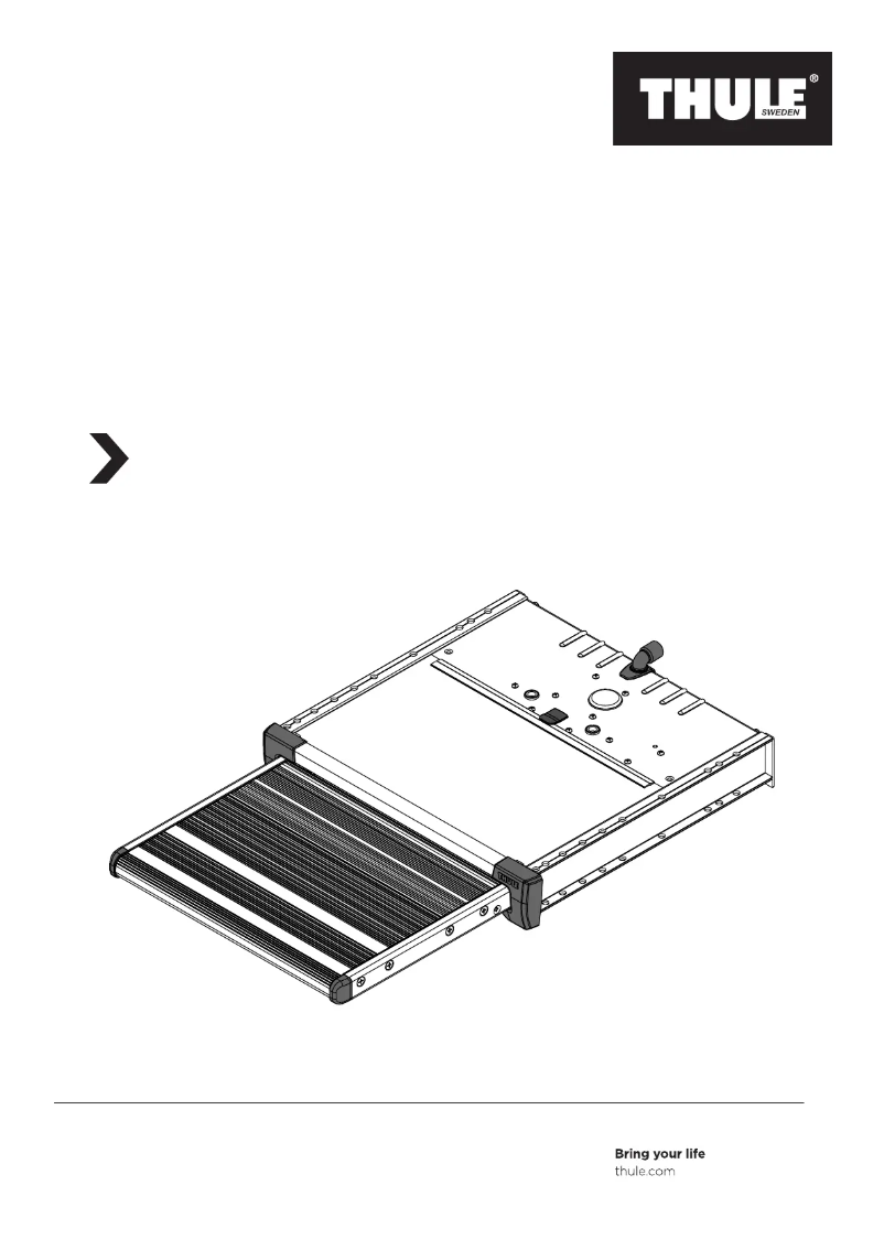 Page 1 de la notice Manuel utilisateur Thule Slide-Out Step V18 12V