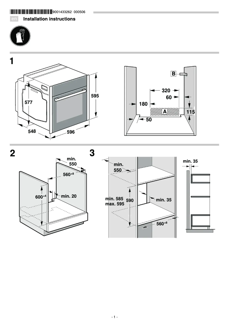 Page n°1 - Guide d'installation Neff B58CT68H0B