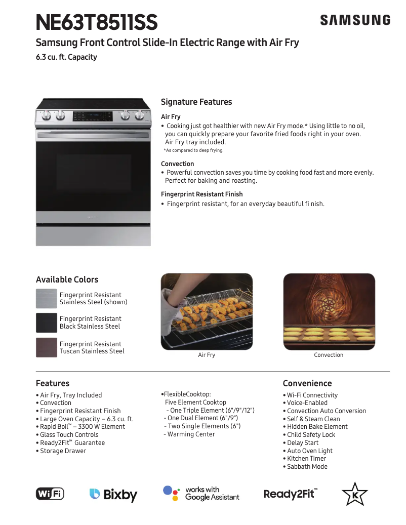 Image de la première page du manuel de l'appareil NE63T8511SG