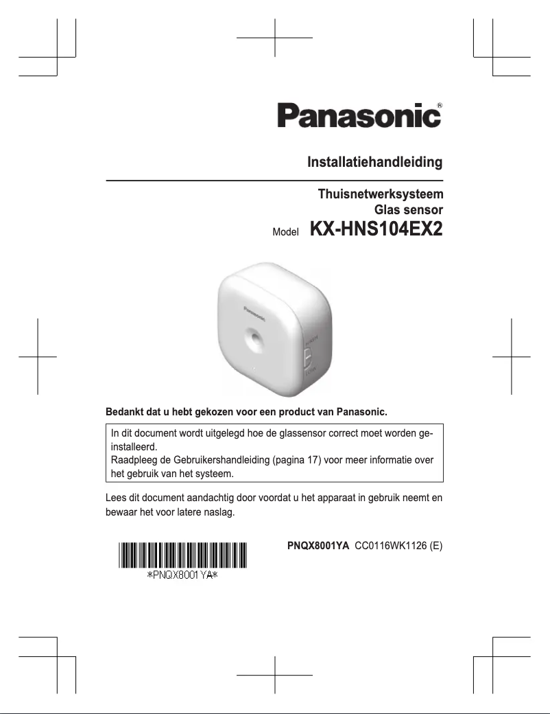 Page 1 de la notice Manuel utilisateur Panasonic KX-HNS104EX2