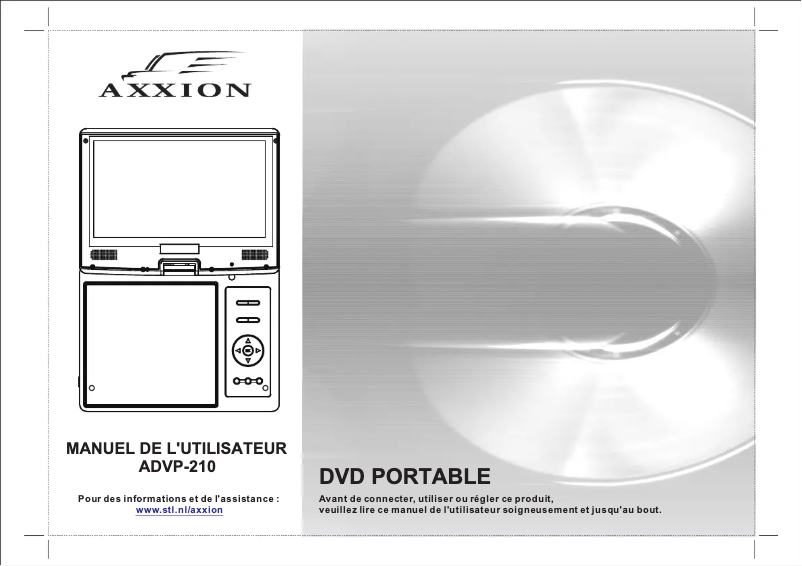 Page n°1 - Manuel utilisateur Axxion ADVP-210