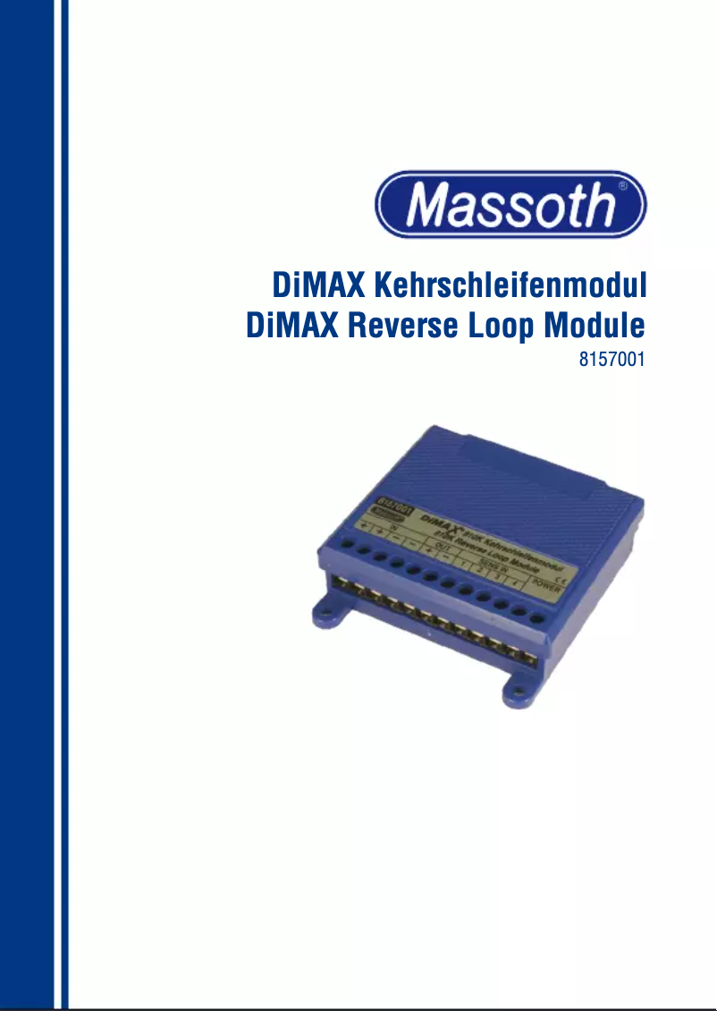 Image de la première page du manuel de l'appareil 8157001