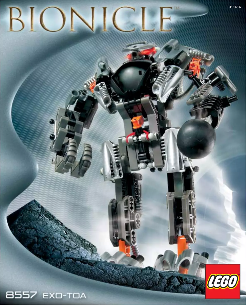 Image de la première page du manuel de l'appareil Bionicle 8557