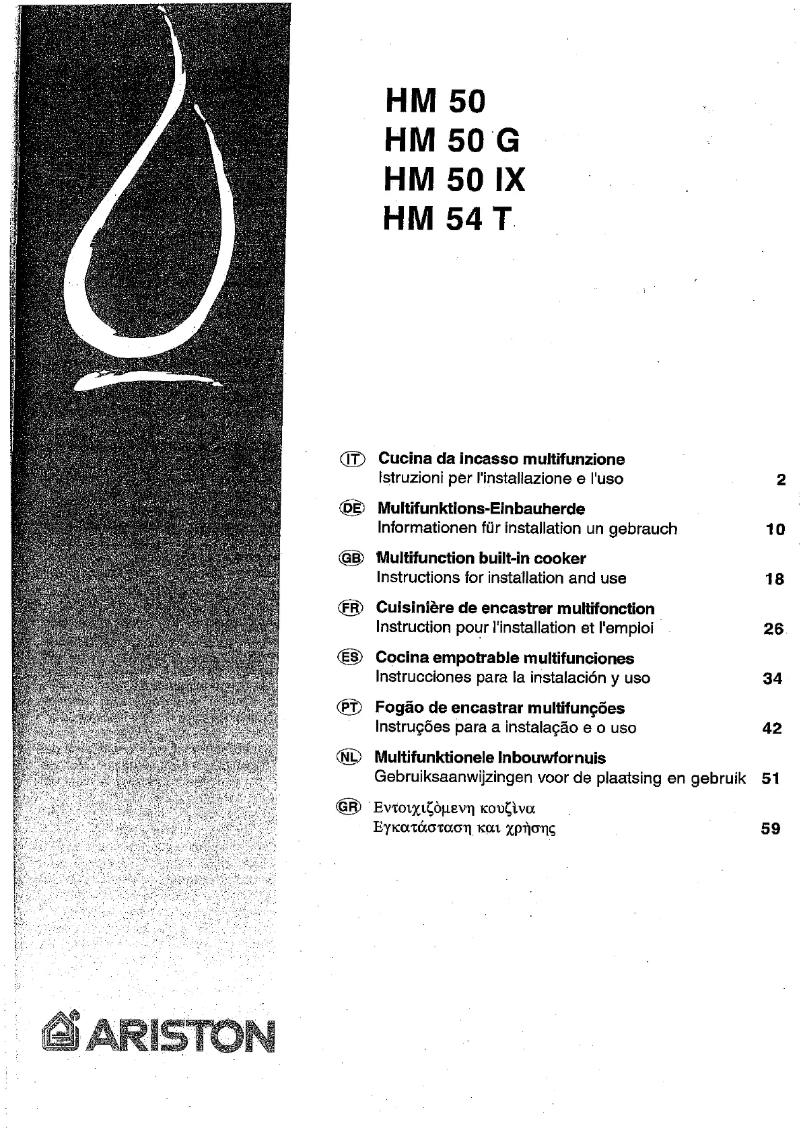 Image de la première page du manuel de l'appareil HM 50